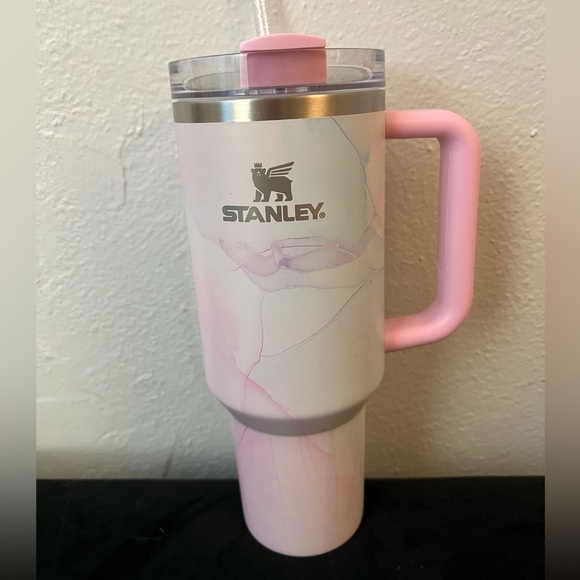 NWOT 40oz Pink Watercolor Stanley (Never used!) - Picture 1 of 4